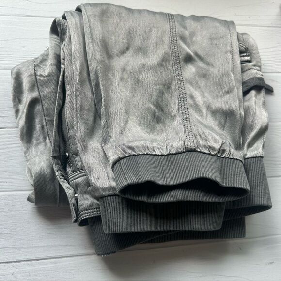 Marrakech Tari Crinkle Cupro Lux Granite Jogger Pants Sz M - Picture 4 of 13